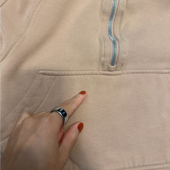 Lululemon scuba oversized half-zip hoodie - pink clay xs/s - Picture 5 of 11